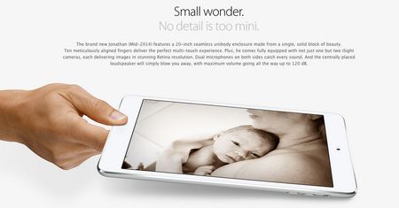Noworodek w formie iPada: były pracownik Apple'a tak reklamował swojego syna