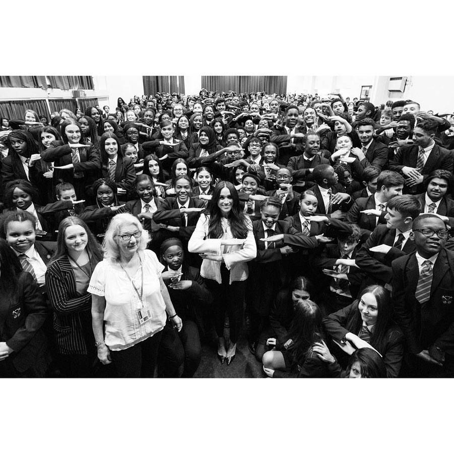 Meghan Markle - Robert Clack School