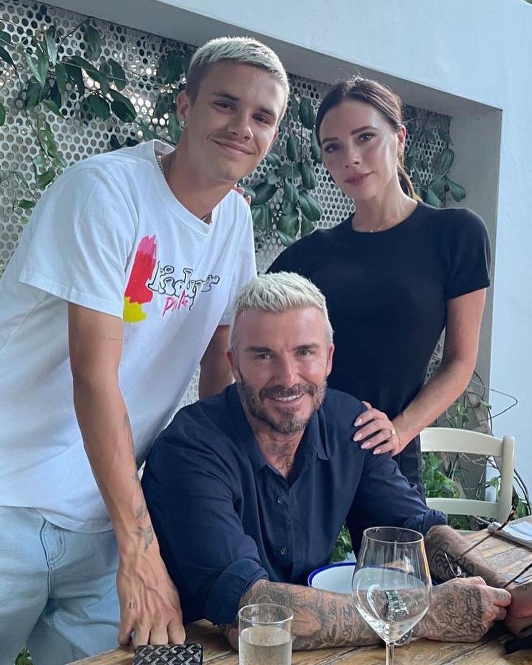 Victoria Beckham z rodziną