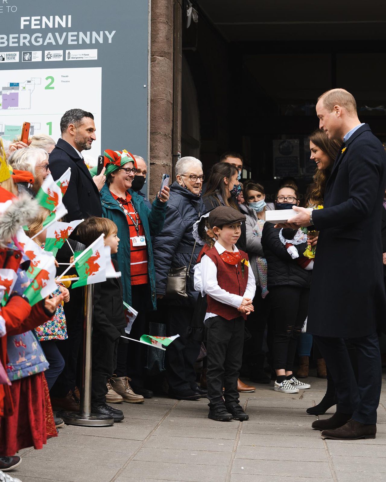 Kate i William w Walii