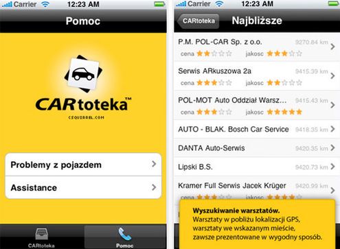 CARtoteka, polska aplikacja dla kierowców!