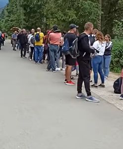 Tatry. Gigantyczna kolejka. Jest nagranie