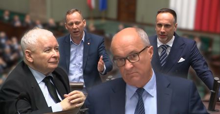 "Nie idźcie tą drogą". Tak nazwał PiS w Sejmie. Kamery nagrały reakcję Kaczyńskiego