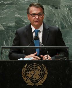 Jair Bolsonaro wybrał się na pizzę w Nowym Jorku. Musiał jeść na ulicy