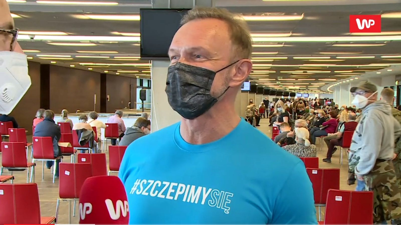 Cezary Pazura po drugiej dawce szczepienia