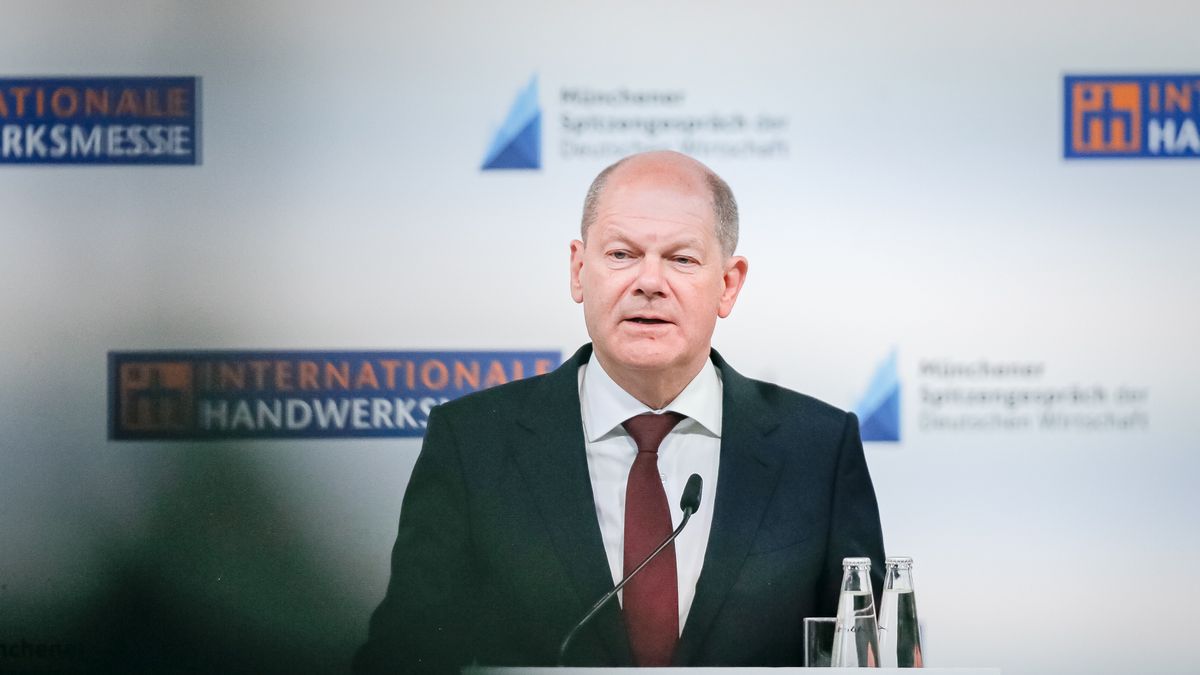 Na zdjęciu Olaf Scholz