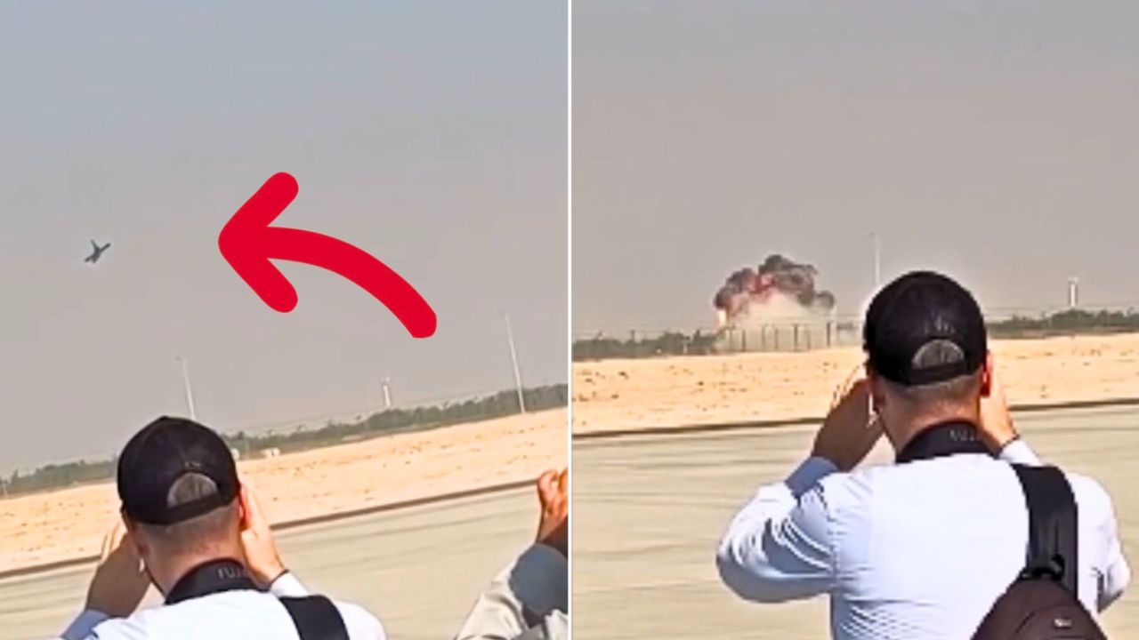 Katastrofa lotnicza w Dubaju. Świadek nagrał moment wypadku