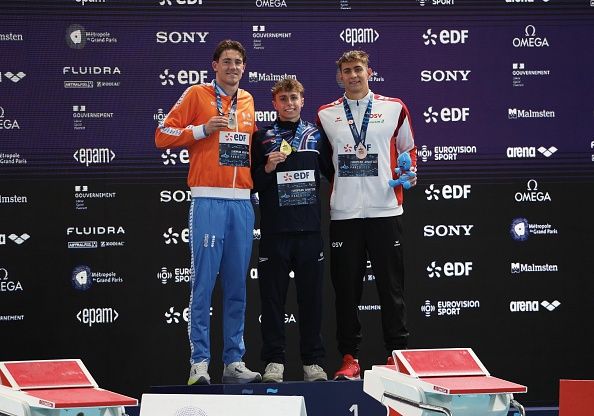 Caspar Corbea, Filip Nowacki i Luka Mladenovic 