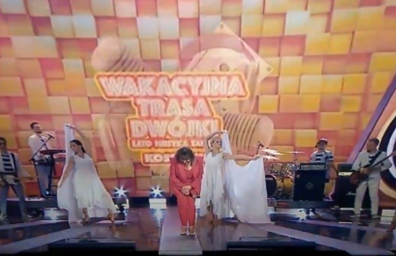 Wakacyjna Trasa Dwójki. Izabela Trojanowska upadła na scenie