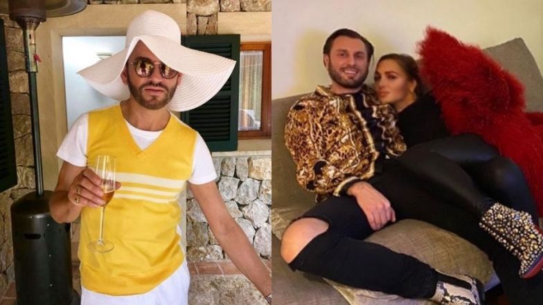 Rafał Grabias całuje swoją "księżniczkę" w nos