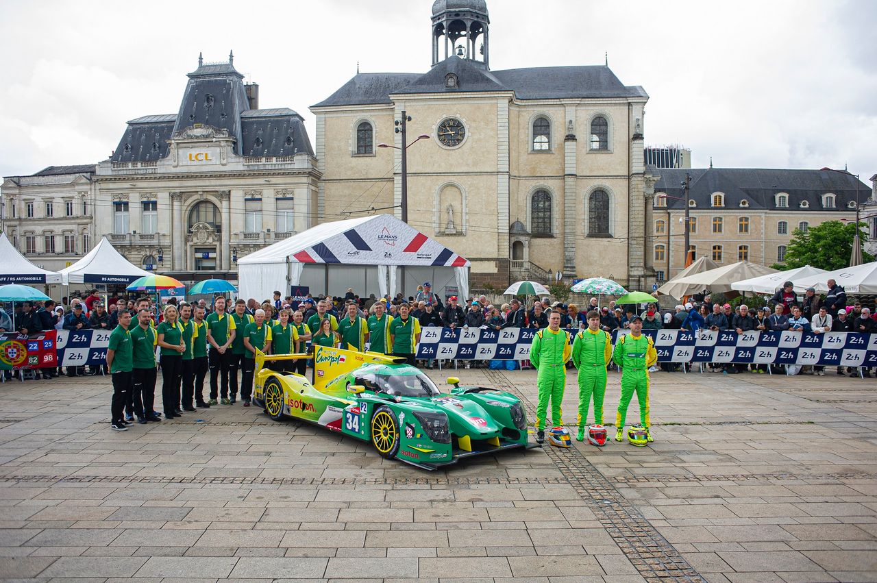 Polski zespół Inter Europol Competition na prezentacji przed startem w Le Mans (fot. Inter Europol Competition)