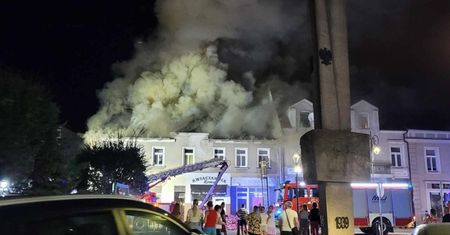 Pożar kamienicy w Nakle nad Notecią. Nie żyje mężczyzna