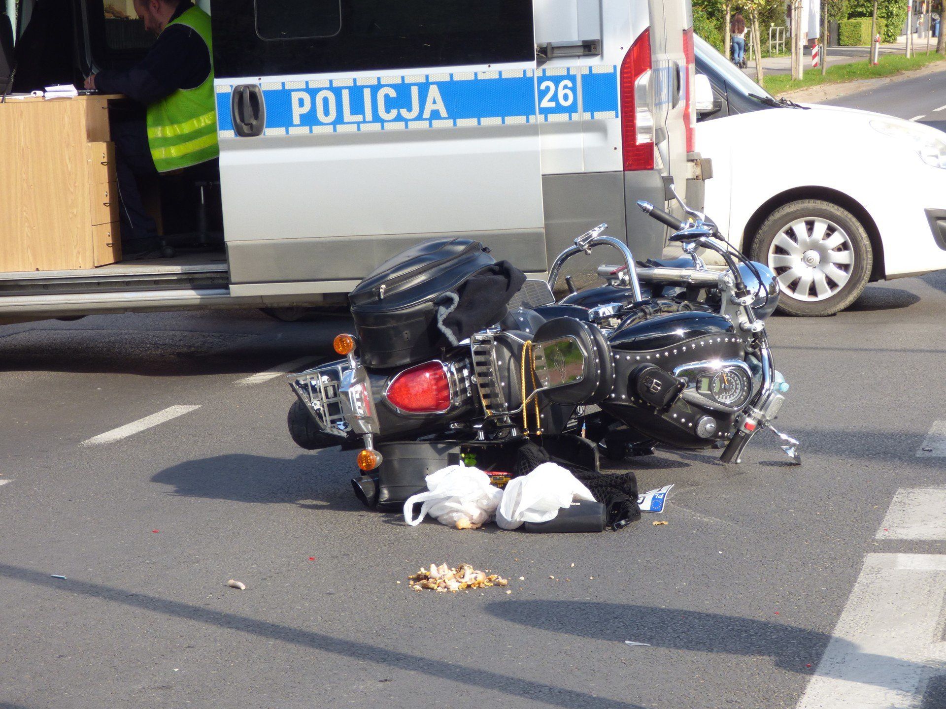 Wypadek na skrzyżowaniu ulic Szczecińskiej i Kossaka