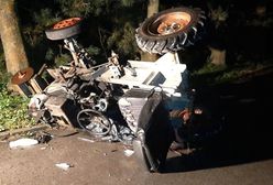 Na chwilę się odwrócił. Ciągnik przygniótł 48-latka