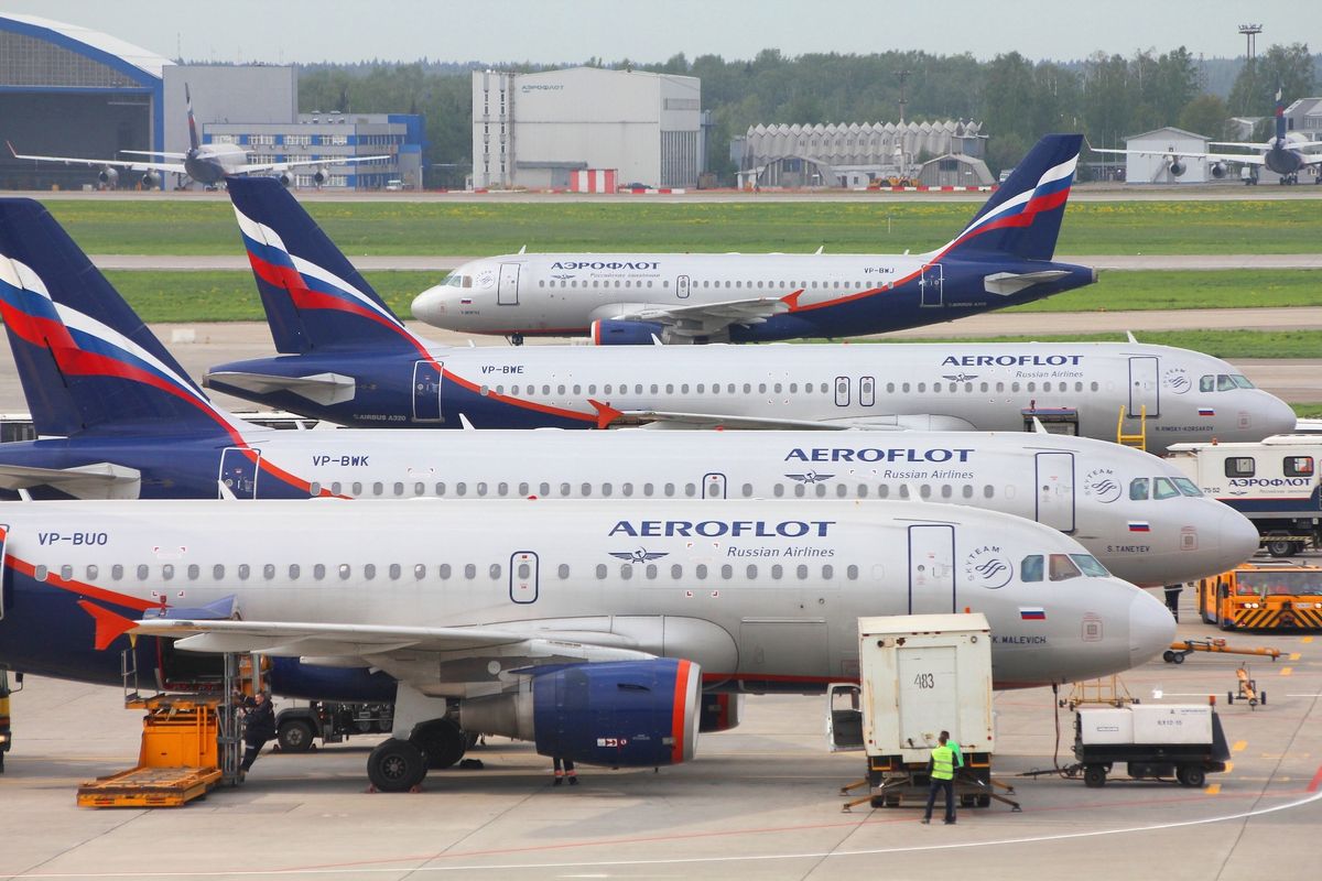 Aeroflot, samolot, aerofłot, samoloty, lotnictwo, linie lotnicze, rosja