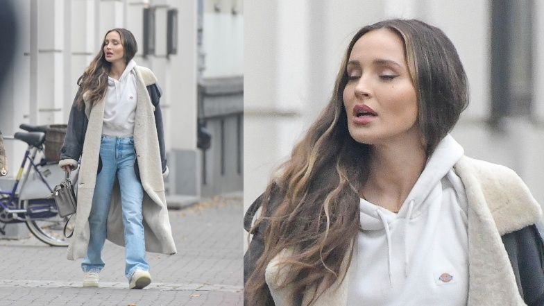 Marina Łuczenko i Wojciech Szczęsny odwiedzają restaurację