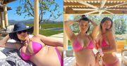Kourtney Kardashian eksponuje ciążowe krągłości w bikini: "Najseksowniejsza mama na świecie!" (ZDJĘCIA)