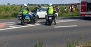 Wypadek busa z dziećmi koło Turku. Są ranni, lądował śmigłowiec LPR