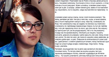 Imigrantka z Kaukazu: "Uciekałam przed wojną łódką i wiem jak to jest..."