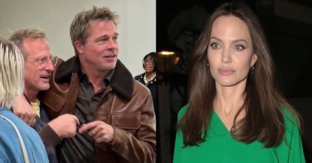 Brad Pitt spotkał KREWNYCH Angeliny Jolie na wystawie. Zrobiło się niezręcznie... (ZDJĘCIA)
