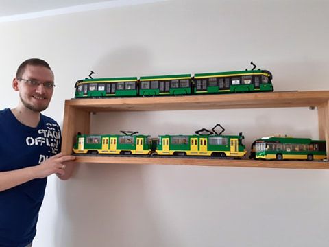Lego: Motorniczy z Poznania stworzył projekty tramwajów Konstal z klocków 2
