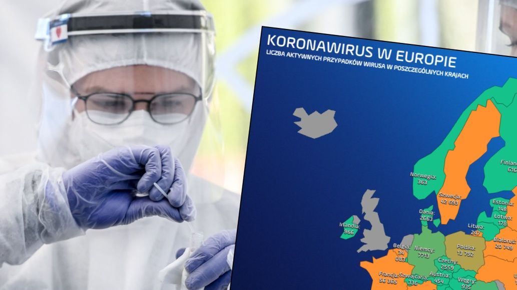 Koronawirus nie odpuszcza. W Europie niemal milion osób wciąż jest chorych