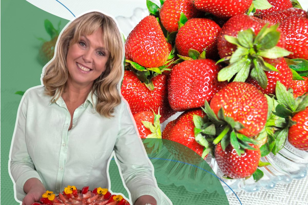Ewa Wachowicz w sezonie wykorzystuje truskawki na kilka sposobów