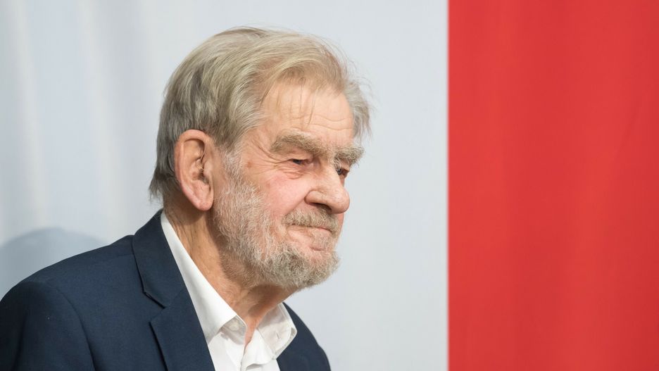 Wr?czenie nominacji cz?onkom rady Instytutu Dziedzictwa Solidarno?ci05.11.2019 Gdansk Historyczna Sala BHP Wreczenie nominacji czlonkom rady Instytutu Dziedzictwa Solidarnosci powolanego przez NSZZ Solidarnosc i Ministerstwo Kultury i Dziedzictwa Narodowego  Fot. Wojciech Strozyk/REPORTER
N/z: Andrzej GwiazdaWojciech Strozyk/REPORTER