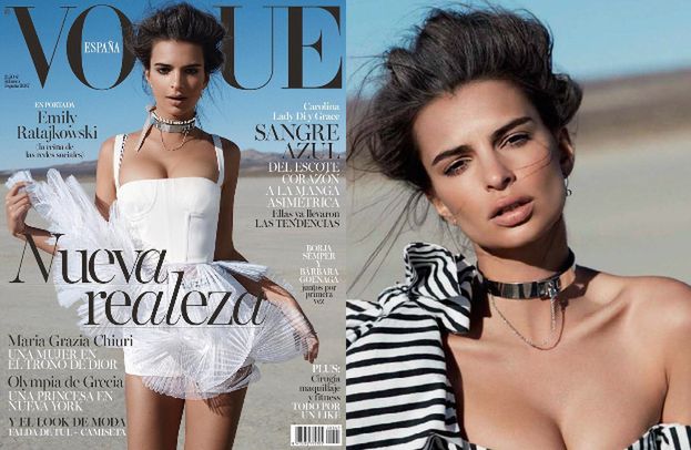 Emily Ratajkowski pozuje dla "Vogue'a"