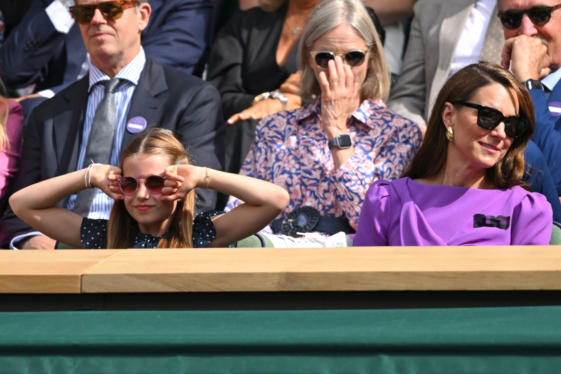 Księżna Kate i księżniczka Charlotte na finale Wimbledonu 