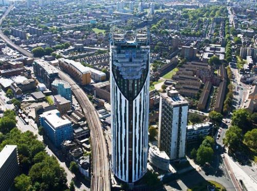 W Londynie stanął wieżowiec niczym wiatrak 1