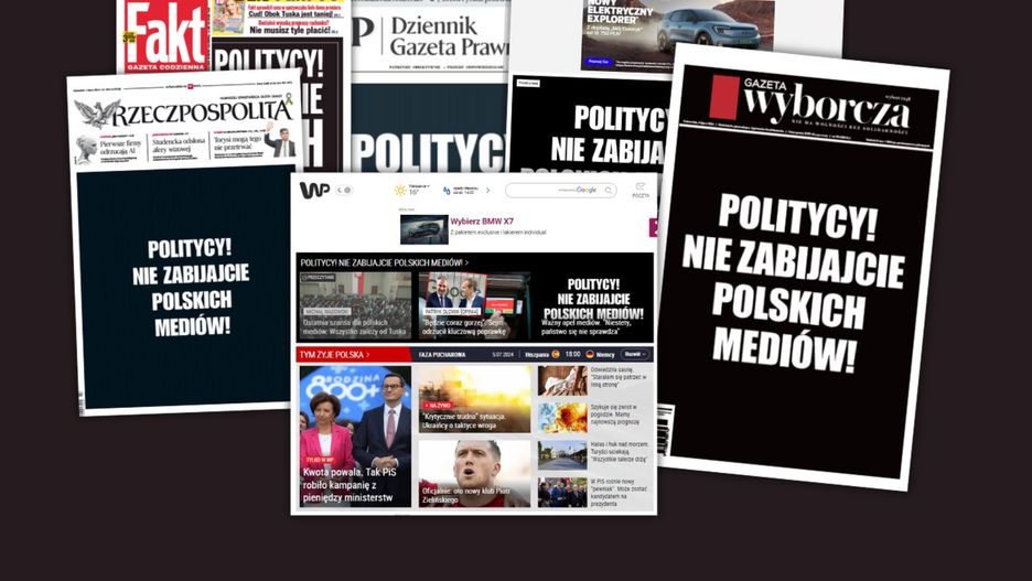Media protestują przeciwko zmianom