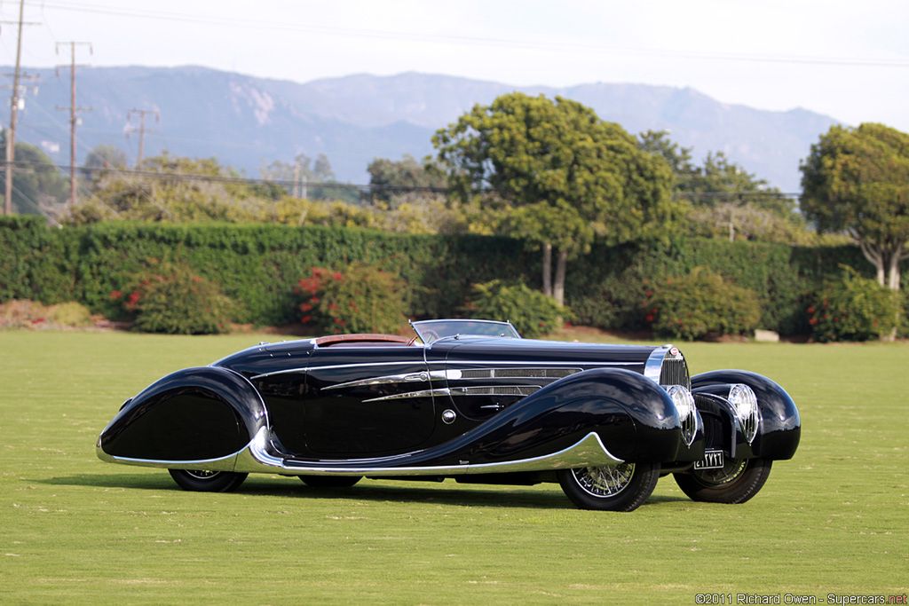 Bugatti Type 57C van Vooren należący do Mohammada Rezy Pahlavi