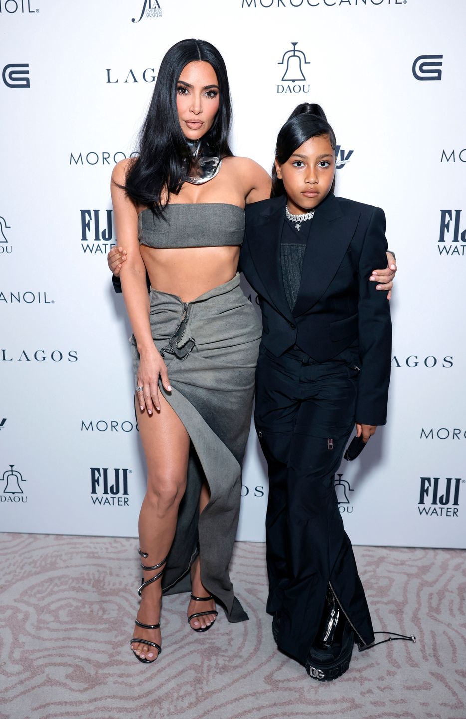 Kim Kardashian i North West w 2023 roku 