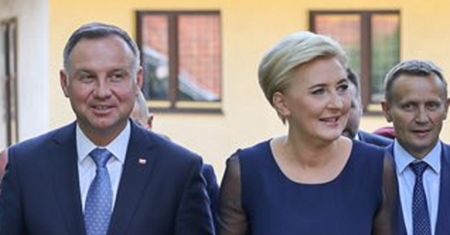 Agata Duda wywołała poruszenie. Nie mogli oderwać wzroku