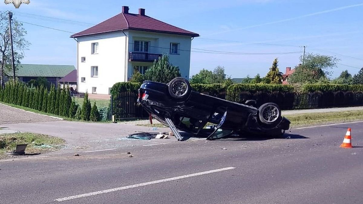 Wypadek z udziałem BMW