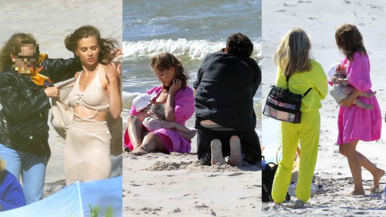 Agnieszka Kaczorowska zabrała na wakacje sztab asystentów