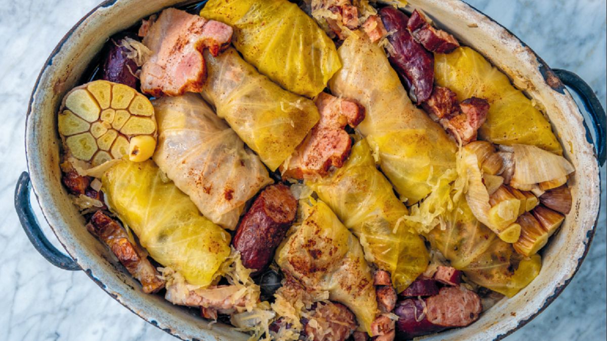 Gołąbki z kiszonej kapusty