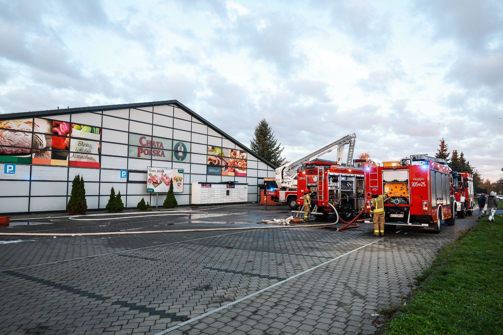 Pożar Galerii Podolany w Poznaniu