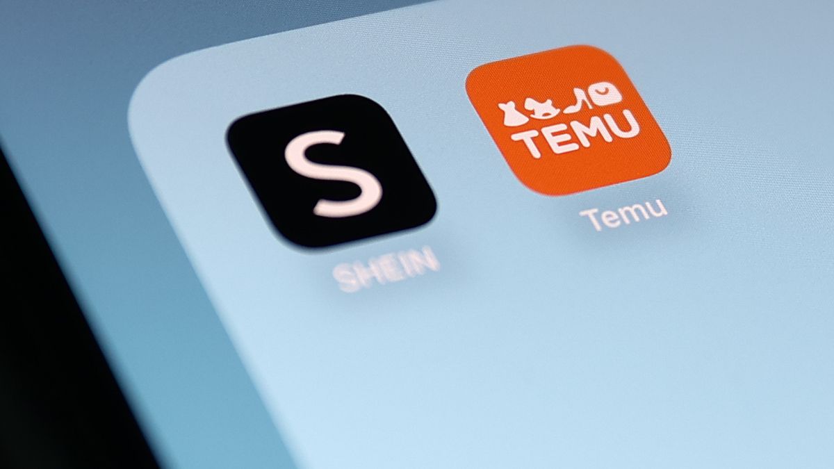 Shein and Temu icons are seen displayed on a phone screen in this illustration photo taken in Krakow, Poland on August 27, 2024. (Photo by Jakub Porzycki/NurPhoto via Getty Images)