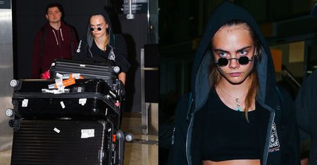 Wściekła Cara Delevingne pokazuje brzuch (ZDJĘCIA)