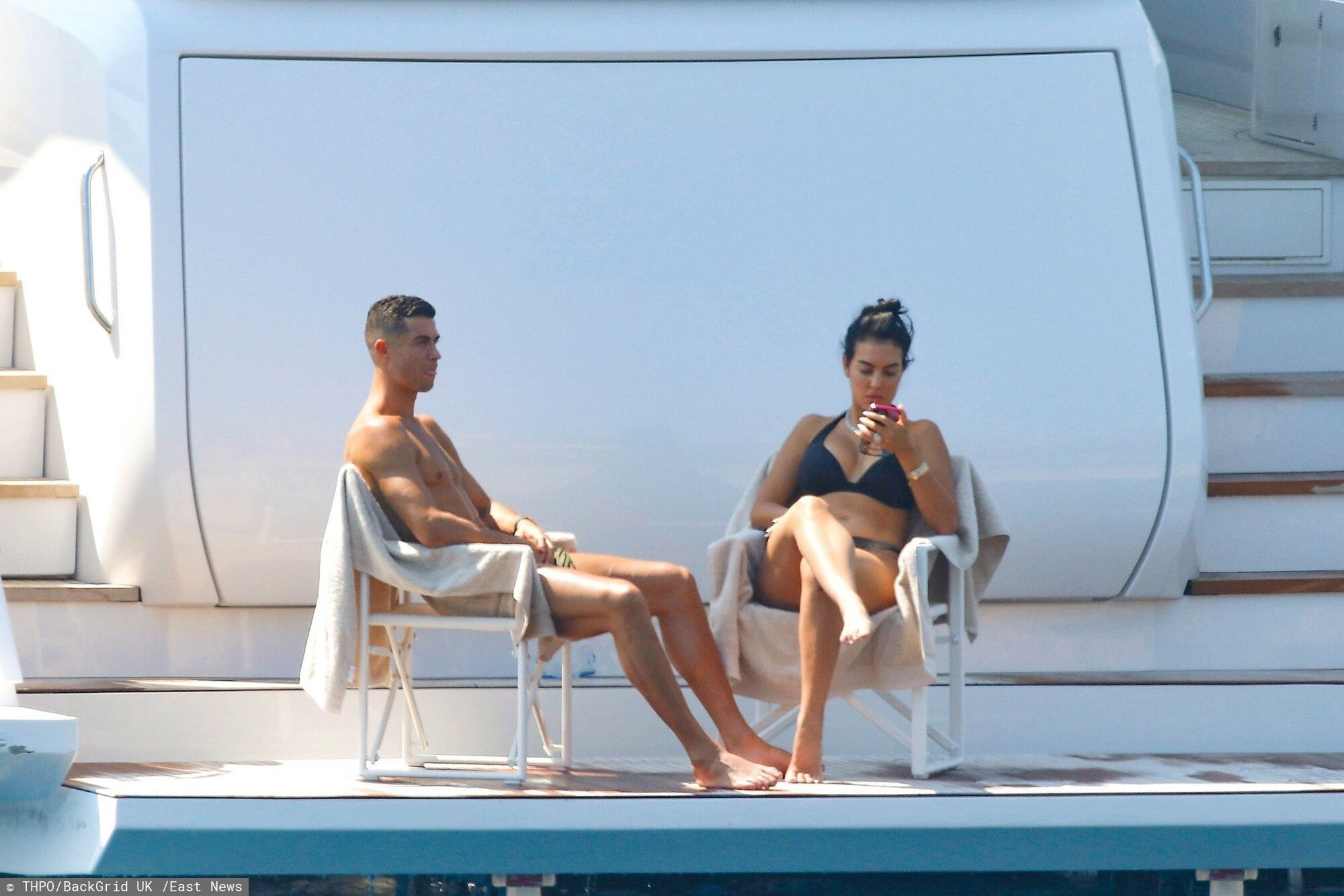 Cristiano Ronaldo i Georgina Rodriguez na jachcie