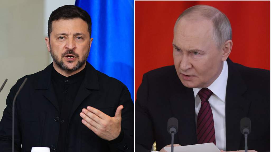 Putin, Zełenski