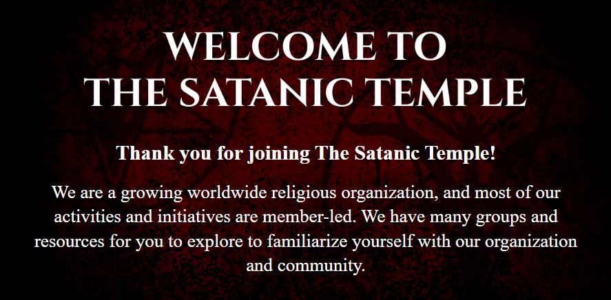 Członkiem Świątyni Satanicznej można zostać w kilka minut.
