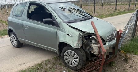 Obywatelskie zatrzymanie. Pijana 44-latka  wjechała w płot