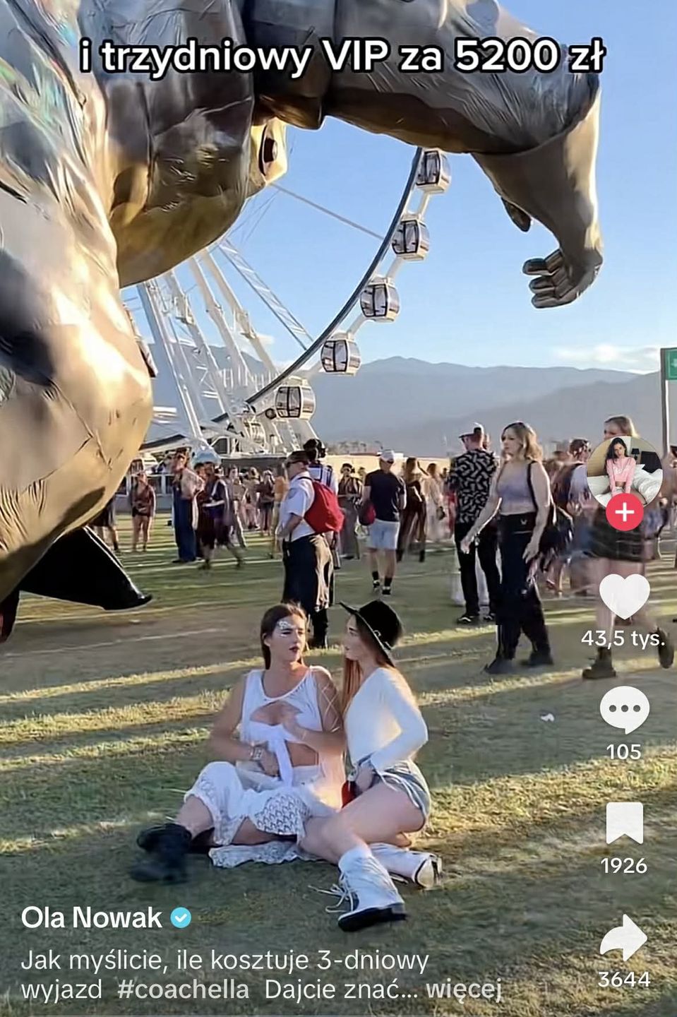 Ola Nowak zdradza, ile kosztuje wyjazd na Coachellę