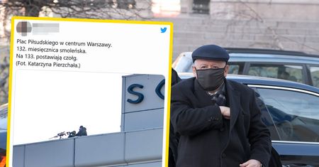Kaczyński ochraniany przez snajpera? Zdjęcie obiegło sieć