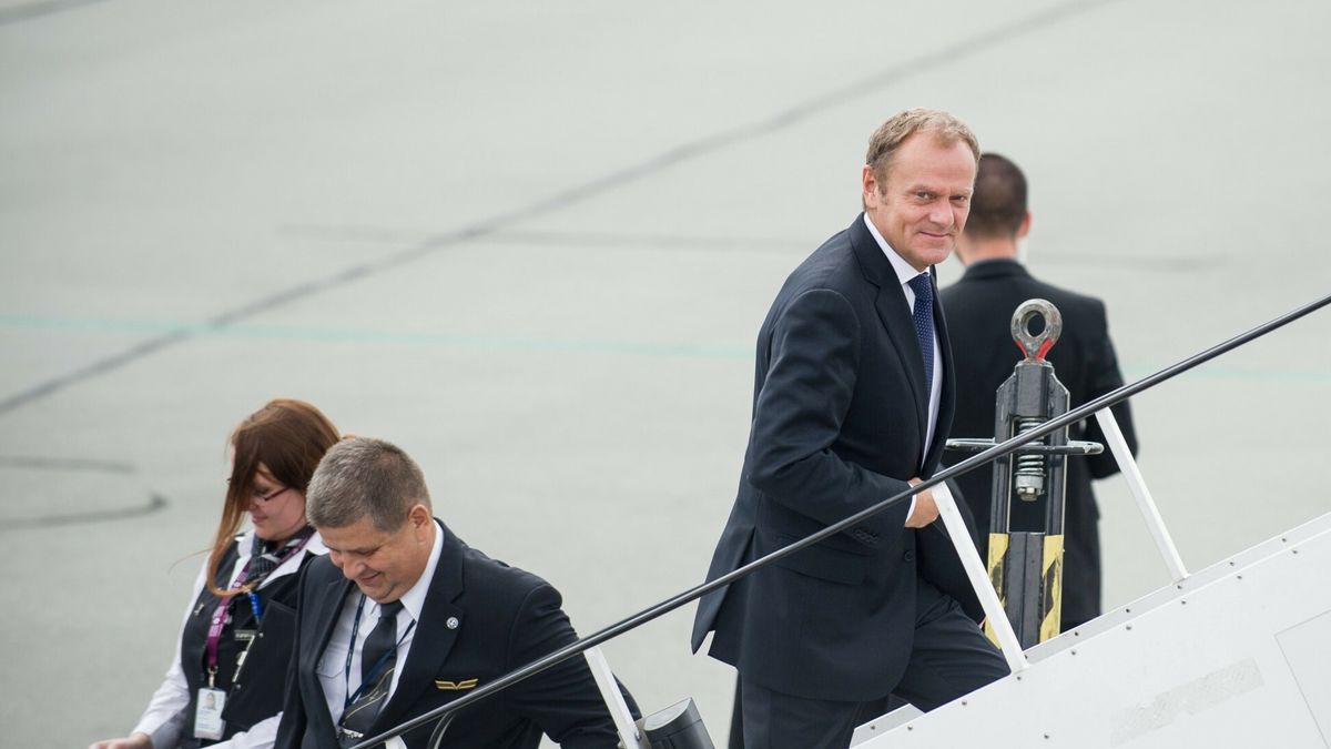 Donald Tusk w drodze na szczyt Rady Europejskiej
