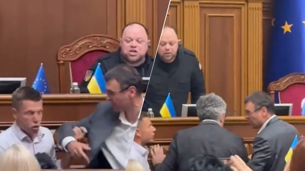 Rękoczyny w Radzie Najwyższej Ukrainy