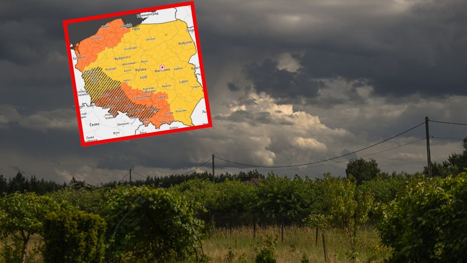Alerty przed burzami i upałami